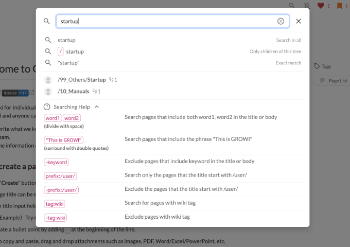 Search